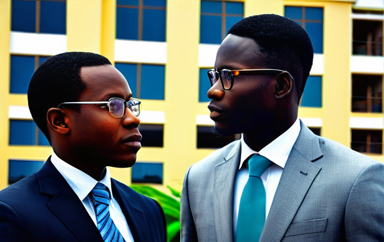 라이베리아의 수도 몬로비아 부동산 시장 - **Prompt 1: "The Pulsating Heart of West Africa"**
    A vibrant, wide-angle shot of Monrovia, Liber...